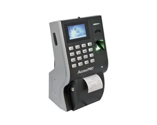 Reloj checador con impresora integrada